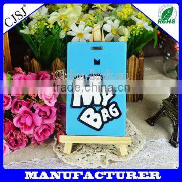 wholesale cheap bulk PVC soft thermal baggage tag