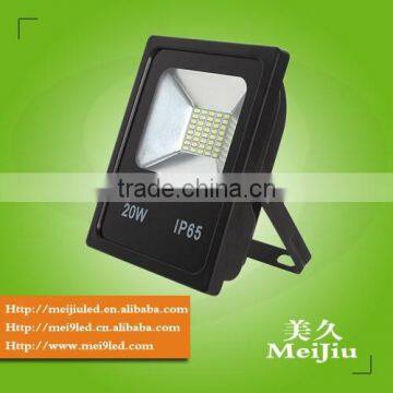 Popular sell led floodlight 20W SMD5730 100LM/W IP65 AC85-265V Bridgelux chip white 20w LED Floodlight