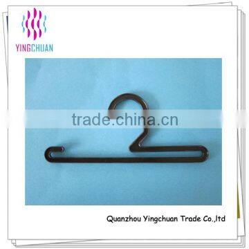 Black plastic towel hook