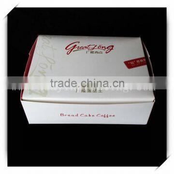 custom paper donut packaging box/ paper food box printing