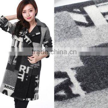 China to produce heavy jacquard wool fabric women's coat wool fabric                        
                                                                                Supplier's Choice