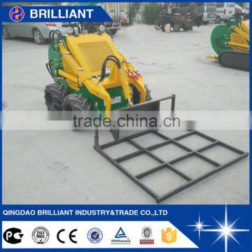 350kg Mini Skid Steer Loader with Leveller Attachment