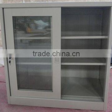 Half Height Glass Silding Door Modern TV Cabinet Cupboard for Office photo-4