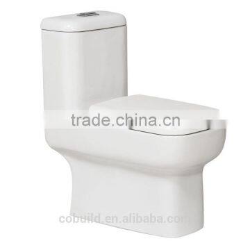 Ceramic One Piece Floor Mounted Square Toilet 0.8/1.6GPF water saving easy installation toilet