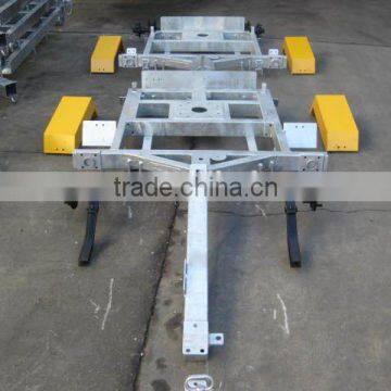 Hot dip galvanized OEM welding service of steel trailer frame for LED transportation trailer