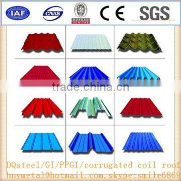 Black Corrugated Metal Roofing Sheet Corrugated Roof (GI/GL and Color)