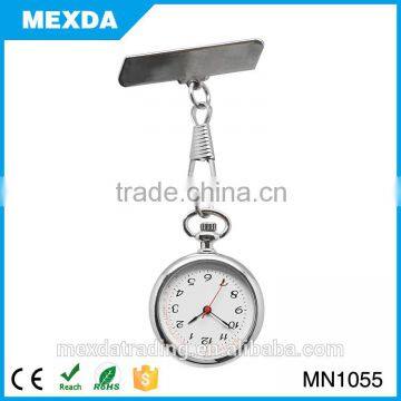 Custom logo children stainless steel alloy case pocket watch