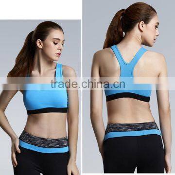 Top Quality Fashionable Active Wear Custom Wholesale Sport Bra Elastic Band Vest Type Sports Running Bra Women Quality Choice photo-2