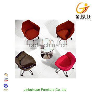 Fashion Molded Foam Chairs Swivel Sofa Chair Furniture YN-10 photo-4