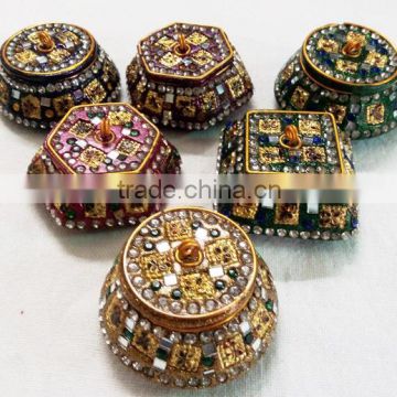 Beautiful Navratri Gift / Kumkum Lakh Box / Lac Boxes for Womens