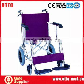 Aluminum Lightweight transport wheelchair