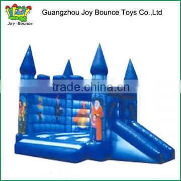 Blue Kids Playing Jump for Fun Inflatable Bounce House