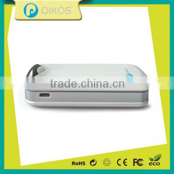 Wholesale smart system dual USB 5V 2.1A 1A with flashlight real capacity 7800mah 18650 class A lithium battery power bank