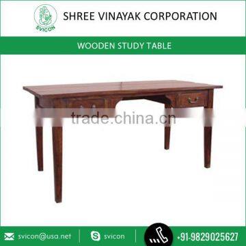 Simple and Elegant Design Wooden Study Table for Students with Discount Available