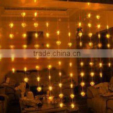 LED curtain light christmas love heart decoration light for holiday festival decoration/outdoor christmas lights