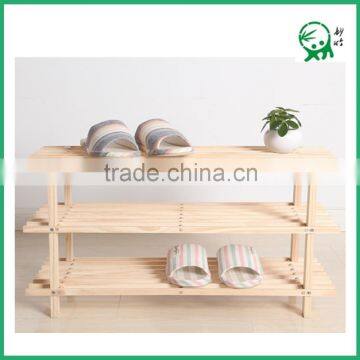 2015 Hot Sale ! Practical Living Room Furniture 3 Layers Wooden Shoe Rack photo-4