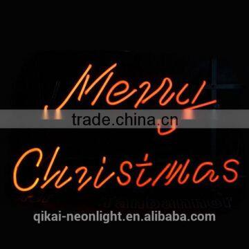 Christmas neon sign merry Christmas neon light customer design sign christmas words hang tag