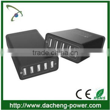 Newly Arrival qc 2.0 Charger 75% Faster Charging Speed Multi Usb Charger 8A 40W for Mobile Phone Tablet