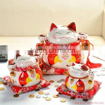 Smooth and Bright Porcelain Lucky Cat photo-5