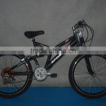 26" suspension 21 speed mountain bike