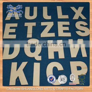 Cheap Wholesale Pine wooden alphabet letters