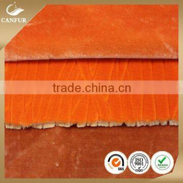 Polyester brushed boa fabric for slipper