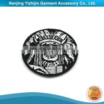 New Design Customized Embroidery Round Rasta Patch