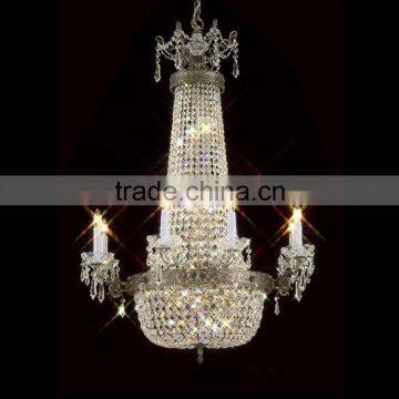 Antique Bronze K9 Crystal Chandelier Pendant Lights Rustic in Dubai 62048