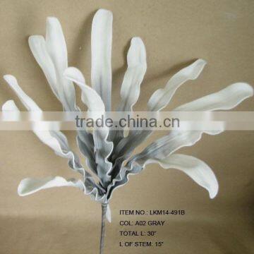 Lastest Artificial EVA Flowers succulent bush Artificial leaves wihte wreath Foam Flower