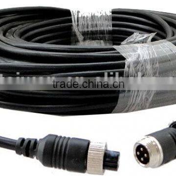 CA-C10M-L4, 10M extension car camera cable with 4 pin locking connector at both ends