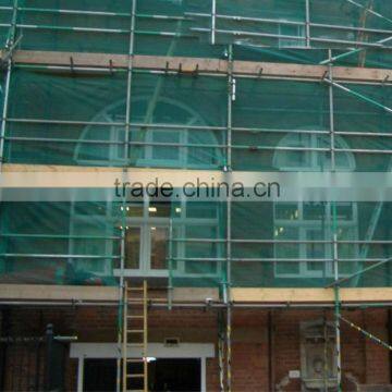 PE knitted 9 needles construction black plastic scaffold netting