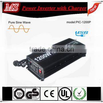 12v/24v 1200w ups power inverter with charger