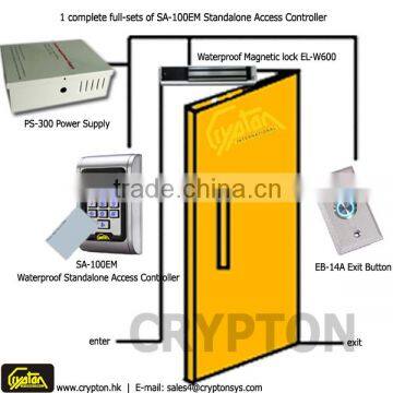A complete kits of RFID & Card access control