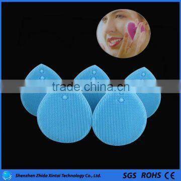 2015 new products on market eco-friendly facial cleansing brush, heart shape