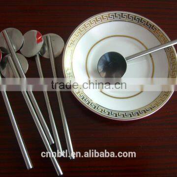 Metal Spoon Straw 304 Stainless Steel Spoon Straw