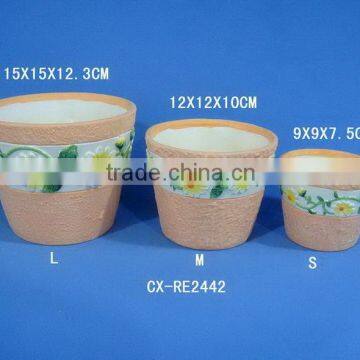 terracotta flower pot and planter