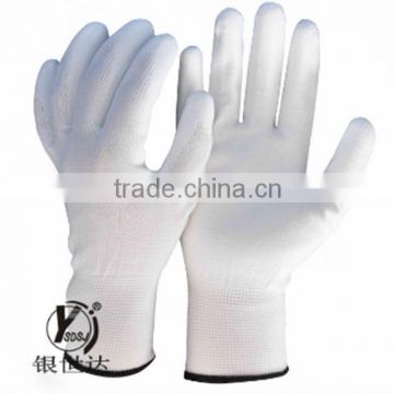 Safety palm coated PU gloves