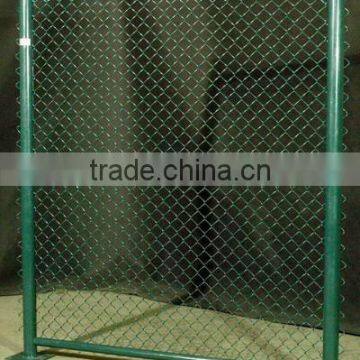 diamond rail fence/vinyl coated chain link/chain link fence for sale