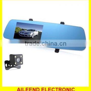 5 Inch NT96655 Dual Lens Car DVR Rear-view Mirror Full HD 1080P Vehicle Traveling Recorder