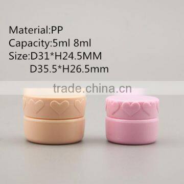 5ml 8ml nail polish plastic bottle cosmetics bottle