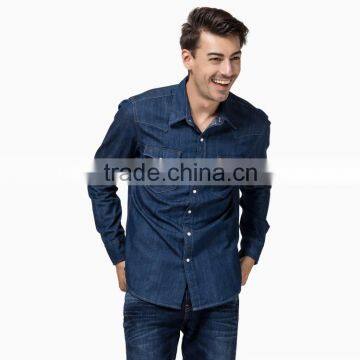 Men's lastest Casual Jeans long sleeve shirt