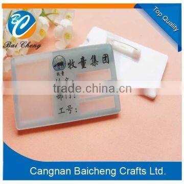 crazy decorative name tag/badge with cheap price and top quality sold by experienced factory in China with nice service