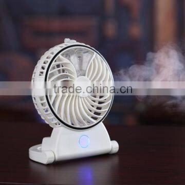 The New Mini USB Charging Beauty Spray Fan Humidification Mini Fan Portable Hand Held Air Conditioner Fan photo-3