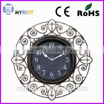 Plastic 12 inch 30 cm vintage decor outdoor wall clock