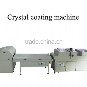 hot sell crystal coating machine for printed material