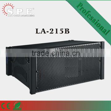 SPE Audio, Line array speaker, LA-215B 1000W dual 15 inch subwoofer 4 Ohm, power speaker subwoofer