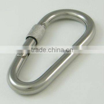 Pear shaped spring snap hooks