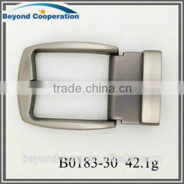 Zinc Alloy Die-casting Matte Black Gun Pretecting Coating Pin Belt Buckle photo-5