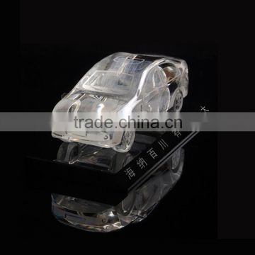 Mini crystal engraved model car