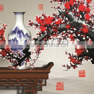 Chinese The plum blossom wall painting